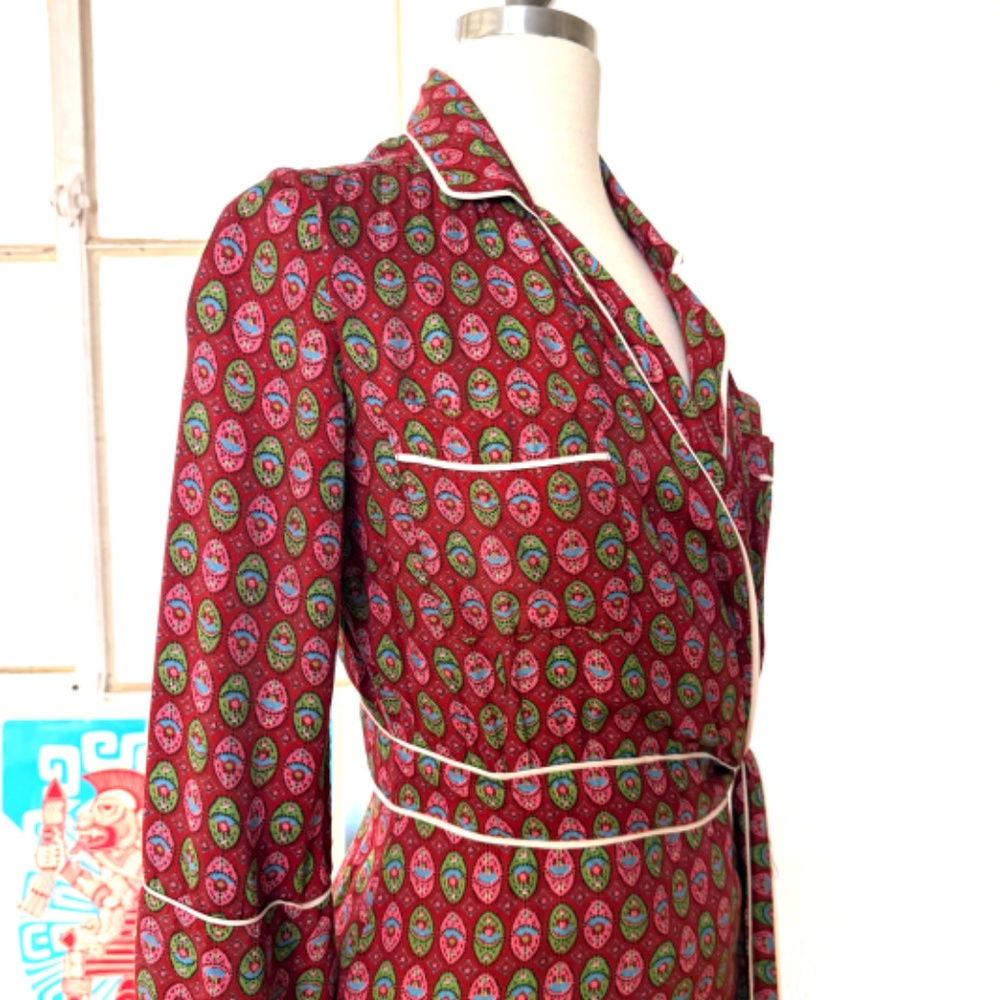 CLAUDIE PIERLOT ROLEE BELTED WRAP MAXI DRESS